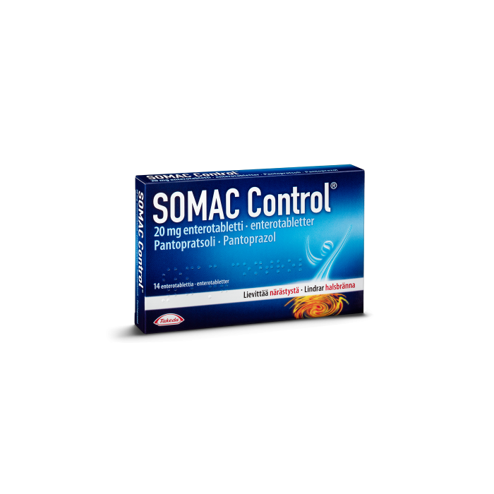 SOMAC CONTROL enterotabletti 20 mg 14 fol kuva 2