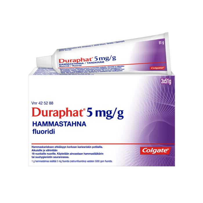 DURAPHAT hammastahna 5 mg/g 3 x 51 g kuva 2