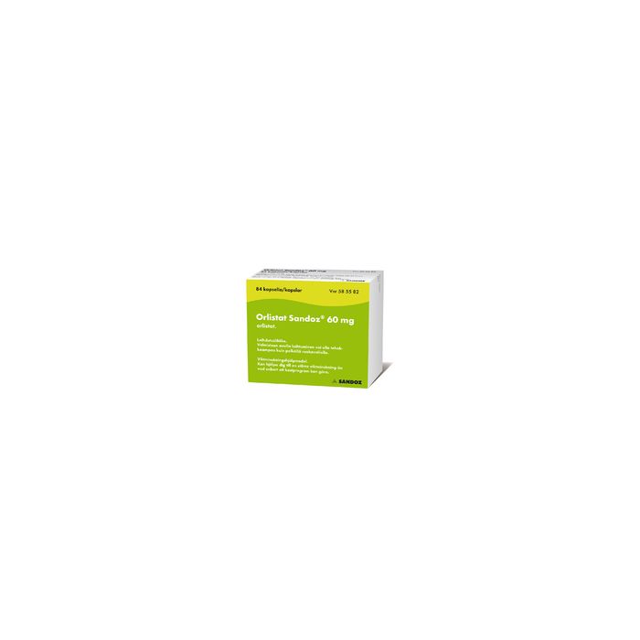 ORLISTAT SANDOZ kapseli, kova 60 mg 126 fol kuva 2