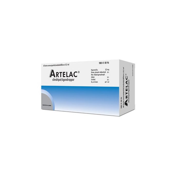 ARTELAC silmätipat, liuos, kerta-annospakkaus 3,2 mg/ml 60 x 0,5 ml kuva 2