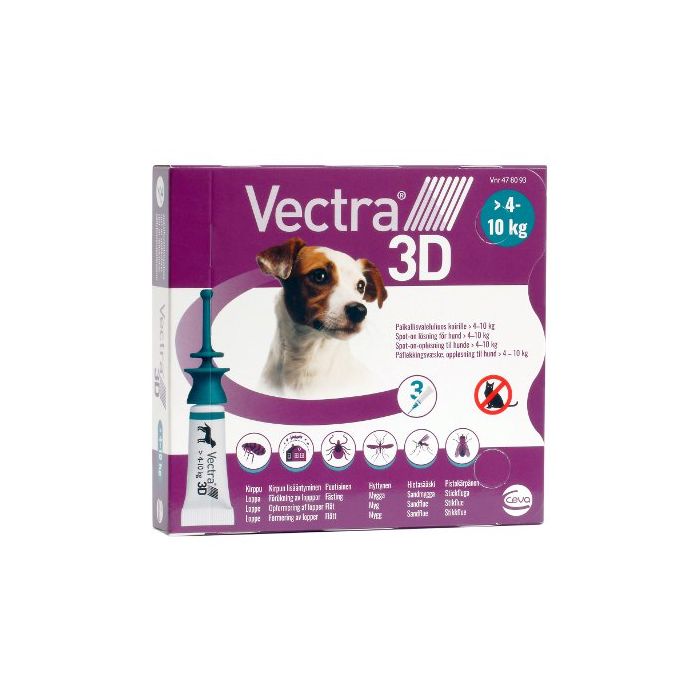 VECTRA 3D paikallisvaleluliuos 3 x 1.6 ml
