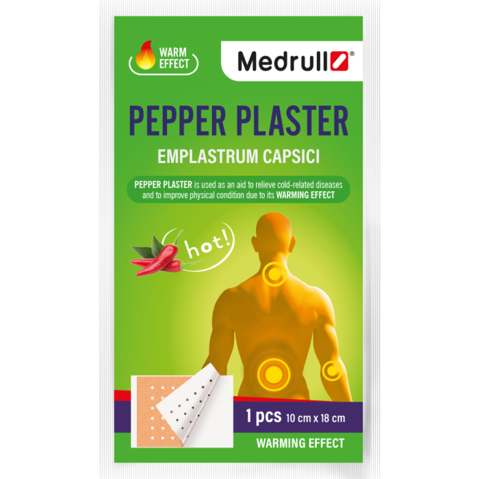 Medrull Pepper Plaster 10x18 cm pippurilaastari 1 kpl kuva 2