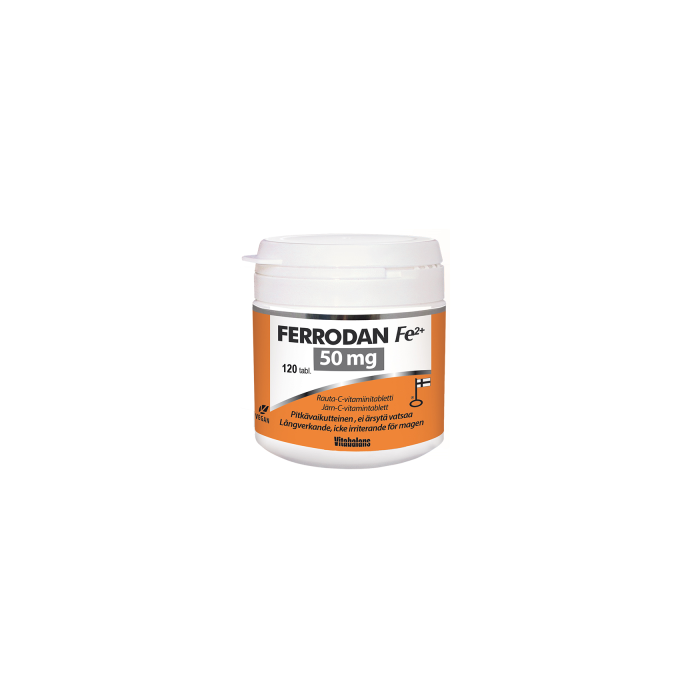 Ferrodan Fe2+ 50 mg 120 tabl kuva 2
