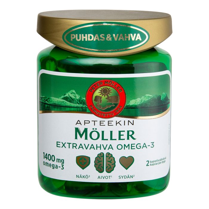 Apteekin Möller Extravahva Omega-3 76 KAPS kuva 2
