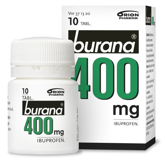 BURANA tabletti, kalvopäällysteinen 400 mg 10 kpl kuva 8