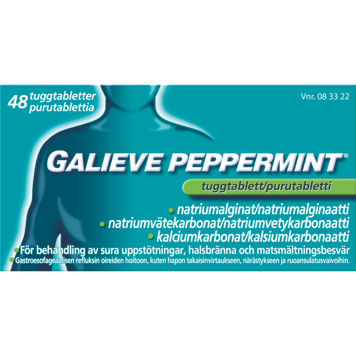 GALIEVE PEPPERMINT purutabletti 250/133,5/80 mg 48 fol kuva 11