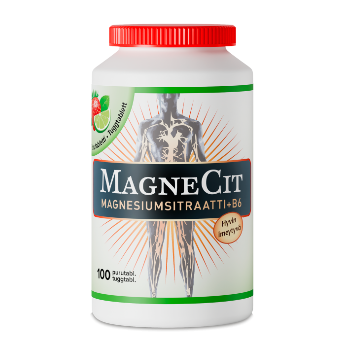 MagneCit Mansikka-Lime 100 purutabl kuva 2