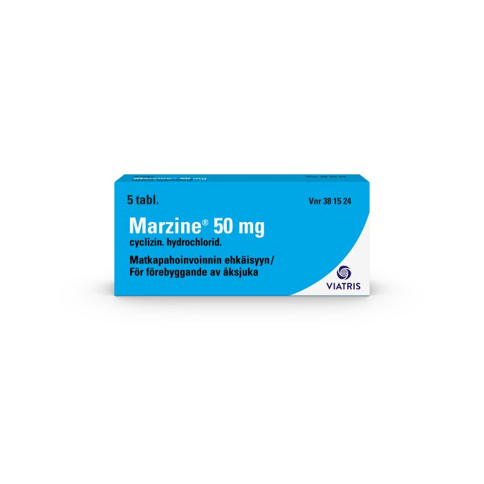 MARZINE tabletti 50 mg 5 fol kuva 6