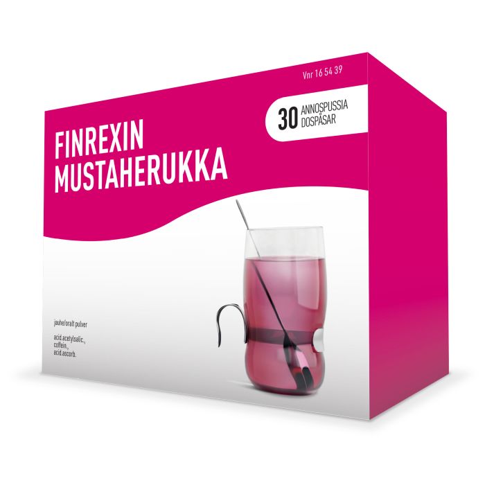 FINREXIN MUSTAHERUKKA jauhe 350/30/300 mg 30 x 5 g kuva 4