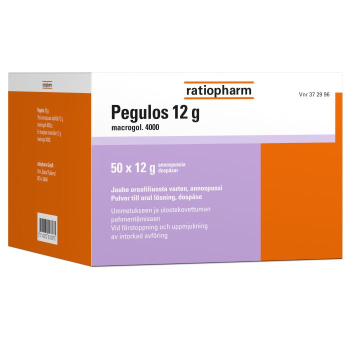 PEGULOS jauhe oraaliliuosta varten, annospussi 12 g 50 x 12 g kuva 2
