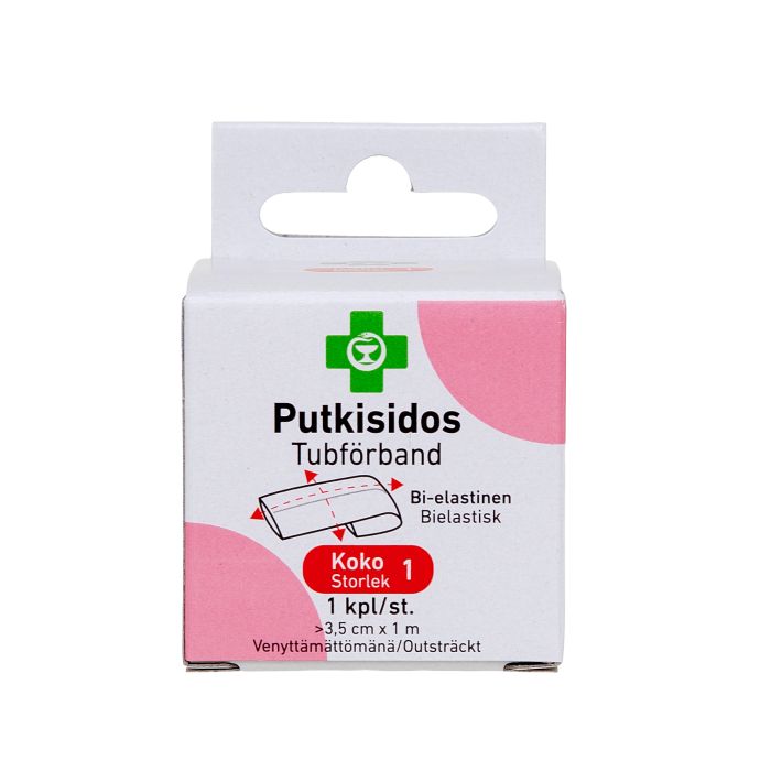 APTEEKKI Putkisidos koko 1 3,5 cm x 1 m 1 kpl kuva 2