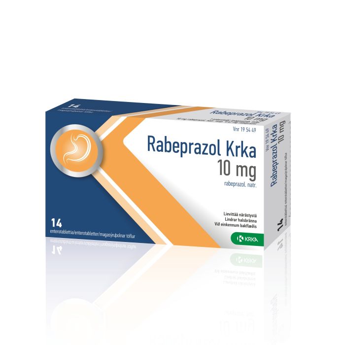 RABEPRAZOL KRKA enterotabletti 10 mg 14 fol kuva 3