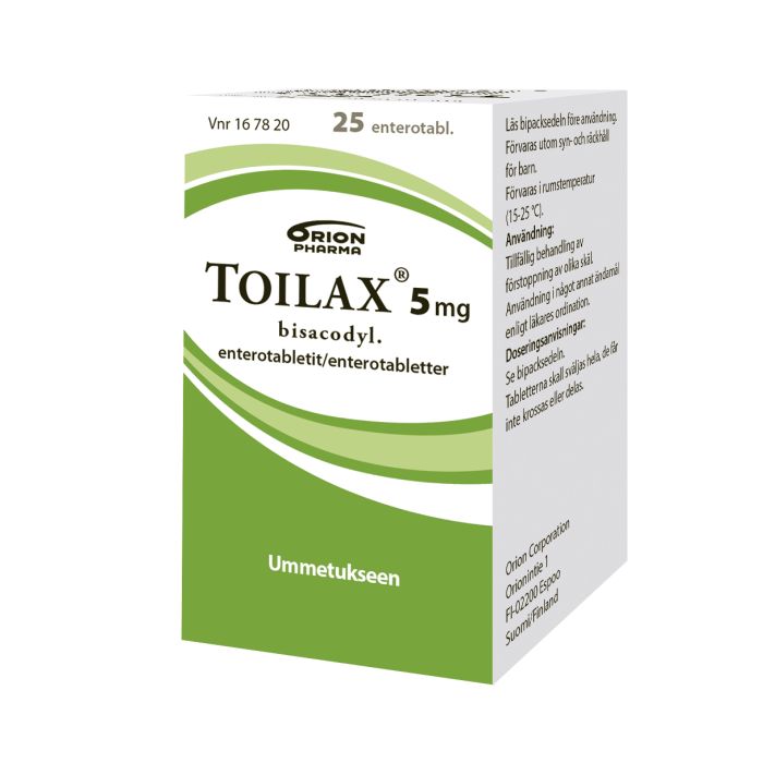 TOILAX enterotabletti 5 mg 25 kpl kuva 2