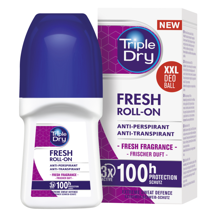 Triple Dry 100 h Fresh Antiperspirant Roll-On Tuoksu 50 ml