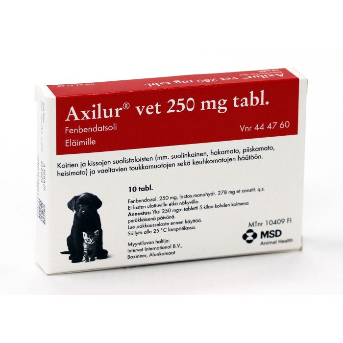 AXILUR VET tabletti 250 mg 10 fol kuva 3