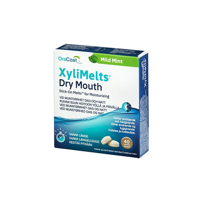 XyliMelts Dry Mouth Mild Mint 40 kpl