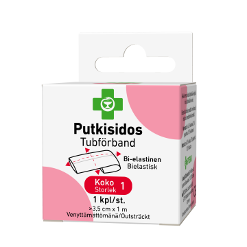 APTEEKKI Putkisidos koko 1 3,5 cm x 1 m 1 kpl