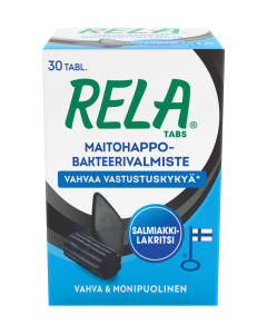 Rela Tabs Salmiakki-Lakritsi 30 tabl