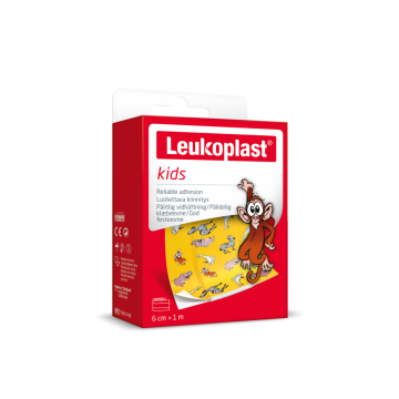 LEUKOPLAST KIDS 6CMX1M LAASTARI RULLA 1 KPL