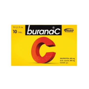BURANA-C tabletti, kalvopäällysteinen 400/300 mg 10 fol