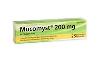 MUCOMYST poretabletti 200 mg 25 kpl