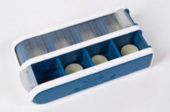 Schine Pill Box S lääkeannostelija sininen 1 kpl