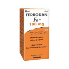 Ferrodan Fe2+ 100 mg 60 tabl