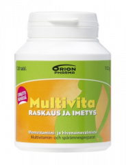 MULTIVITA RASKAUS JA IMETYS MONIVITAMIINI 120 TABL