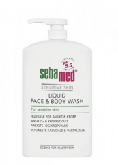 SEBAMED LIQUID FACE&BODY WASH PESUNESTE PUMPPUPULLO 1000 ML